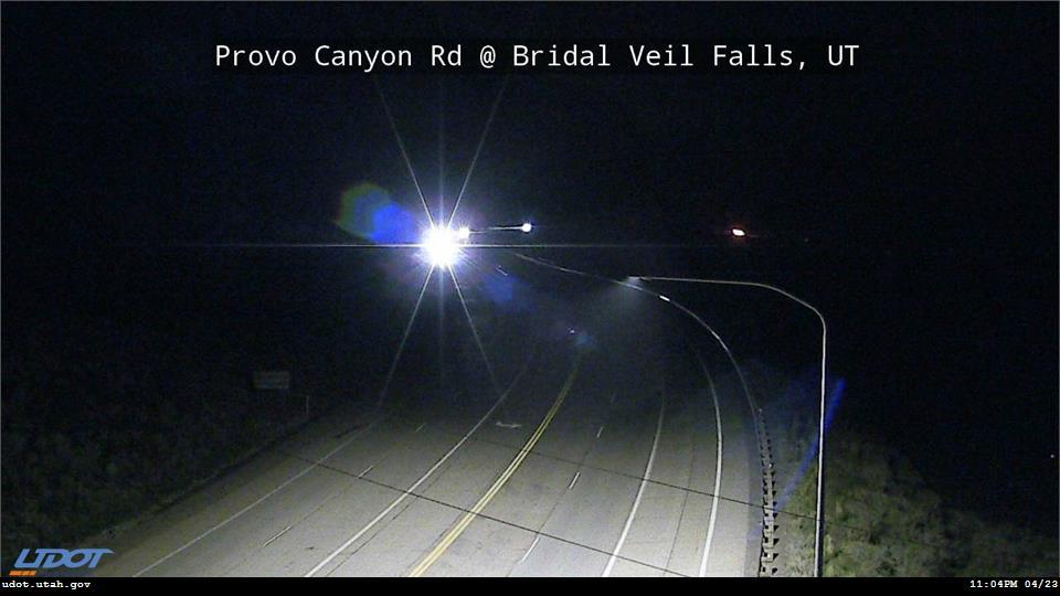 Provo Canyon Rd US189 @ Bridal Veil Falls MP 11.15 UT