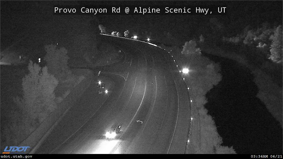 Provo Canyon Rd US189 @ Alpine Scenic Hwy SR92 MP 14.26 UT