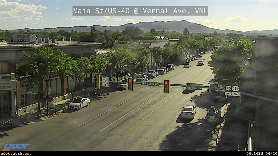 Main St US40 @ Vernal Ave US191 MP 144.3 VNL