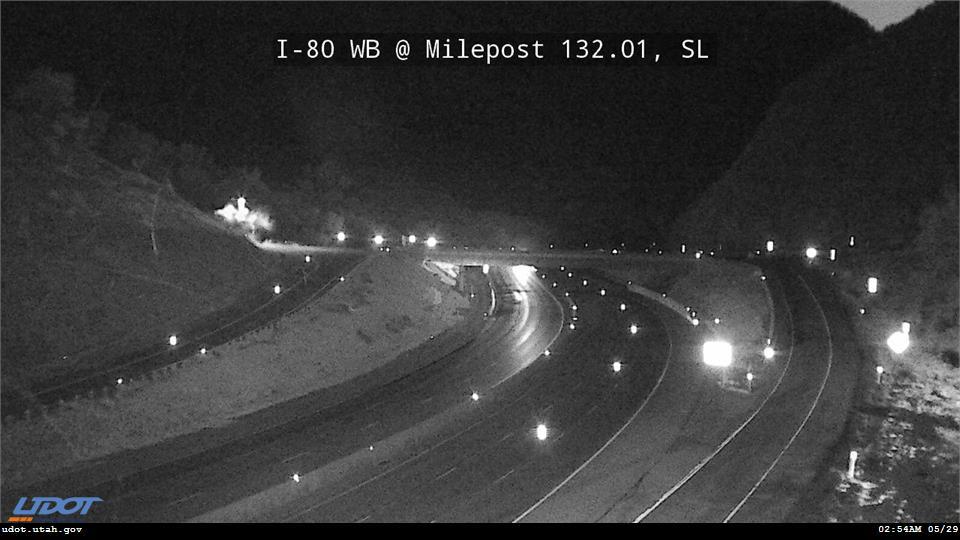 Traffic Cam I-80 Parleys Canyon WB @ Mt Aire Canyon Rd MP 132.01 SL