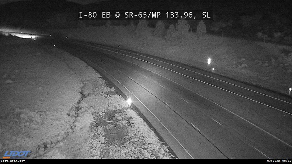 Traffic Cam I-80 Parleys Canyon EB @ East Canyon SR 65 MP 133.96 SL