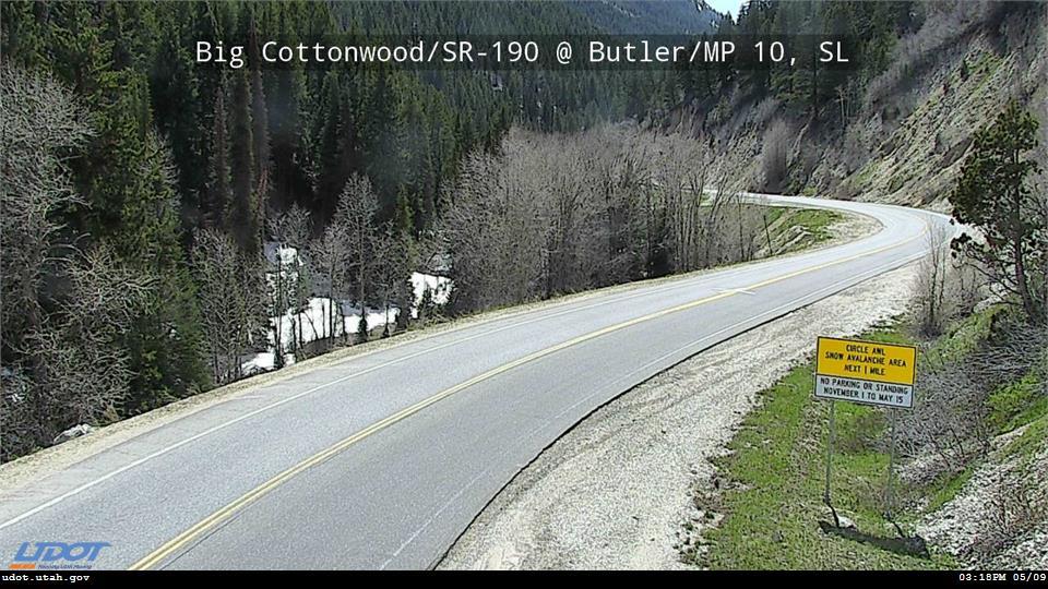 Big Cottonwood Canyon Rd SR190 @ Butler MP 10 SL