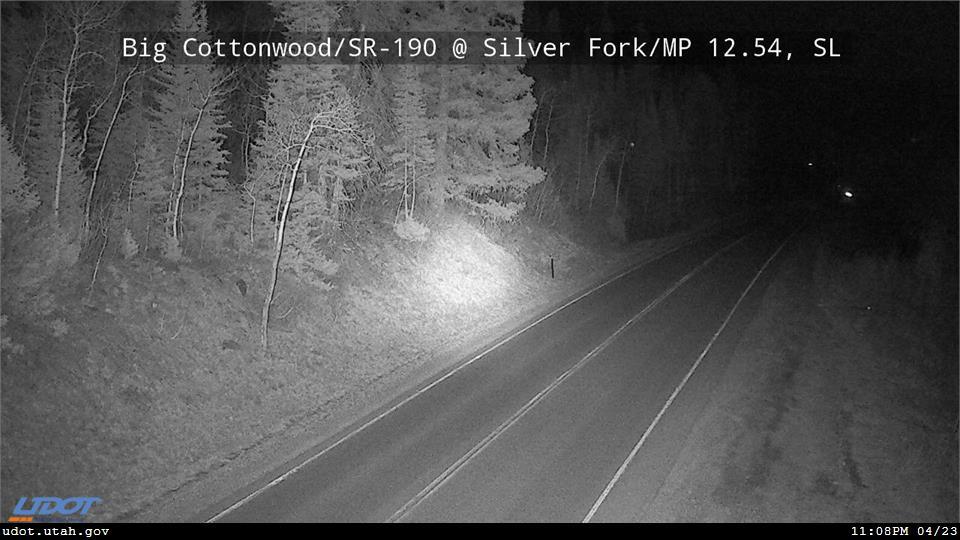 Big Cottonwood Canyon Rd SR190 @ Silver Fork MP 12.54 SL