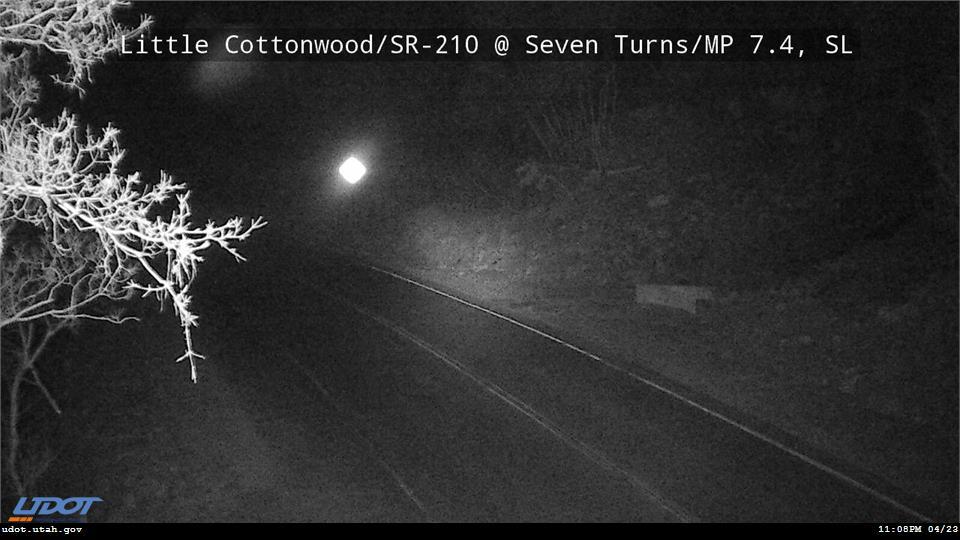 Little Cottonwood Rd SR210 EB @ Seven Turns MP 7.4 SL