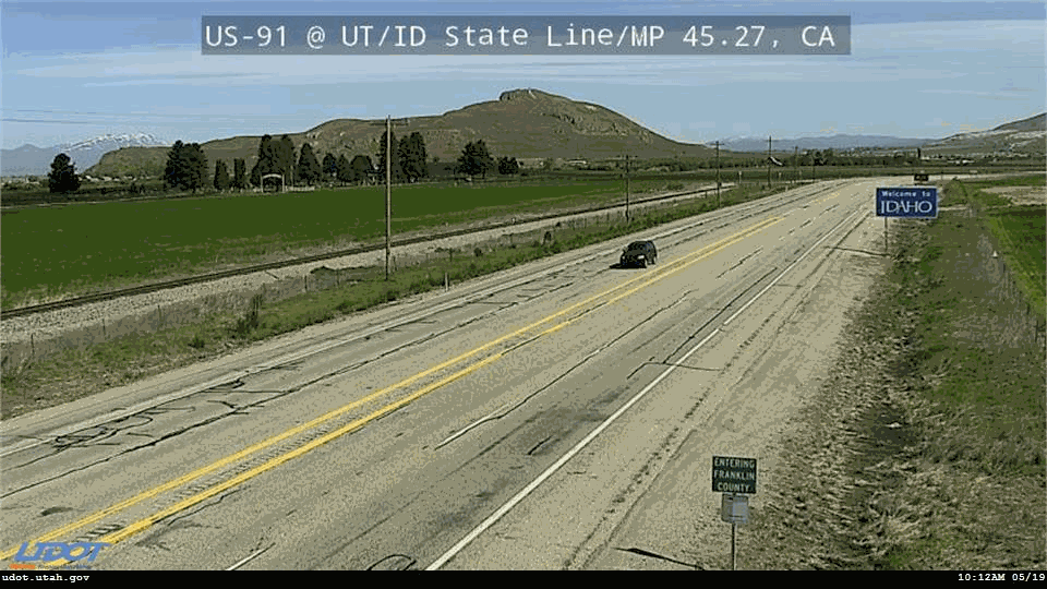 Traffic Cam US 91: ID/UT State Line UT