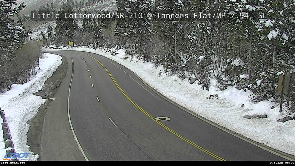 Seven Turns in Little Cottonwood Canyon traffic cam