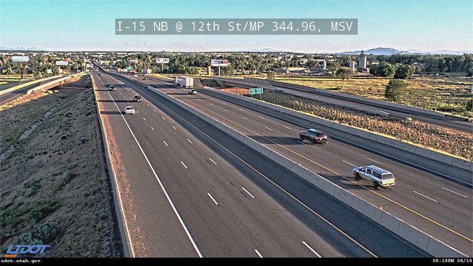 I-15 NB @ 12th St / 1200 S / SR-39 / MP 344.96, MSV