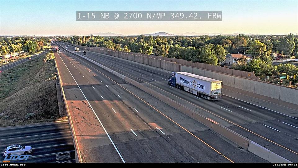 I-15 NB @ 2700 N / SR-134 / MP 349.42, FRW