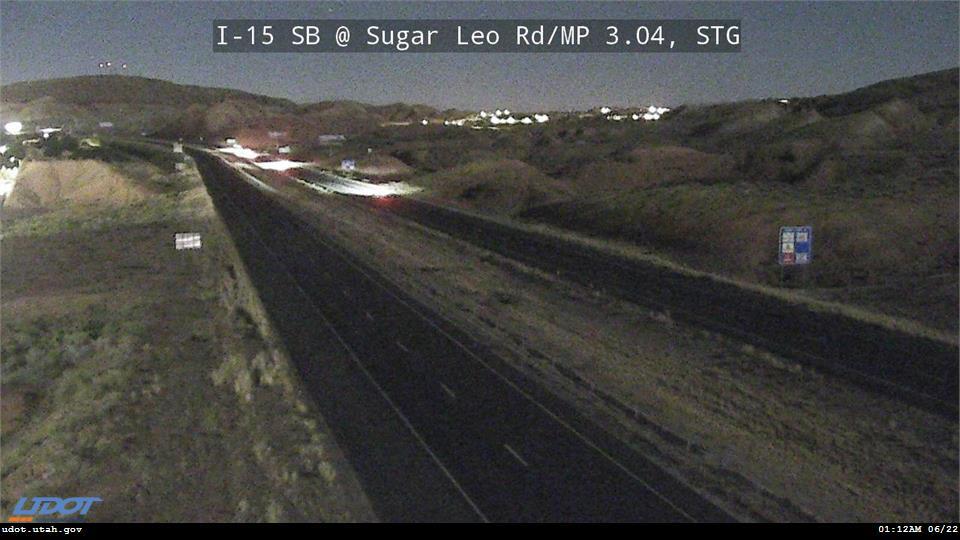 I-15 SB @ Sugar Leo Rd / MP 3.04, STG