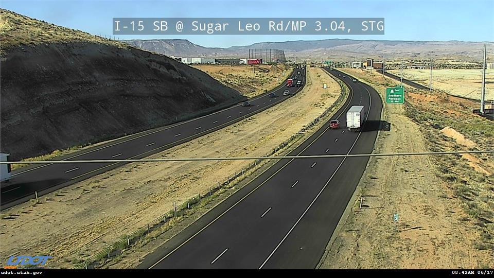 I-15 SB @ Sugar Leo Rd / MP 3.04, STG