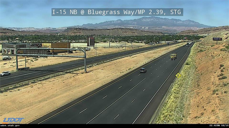 I-15 NB @ Bluegrass Way / MP 2.39, STG