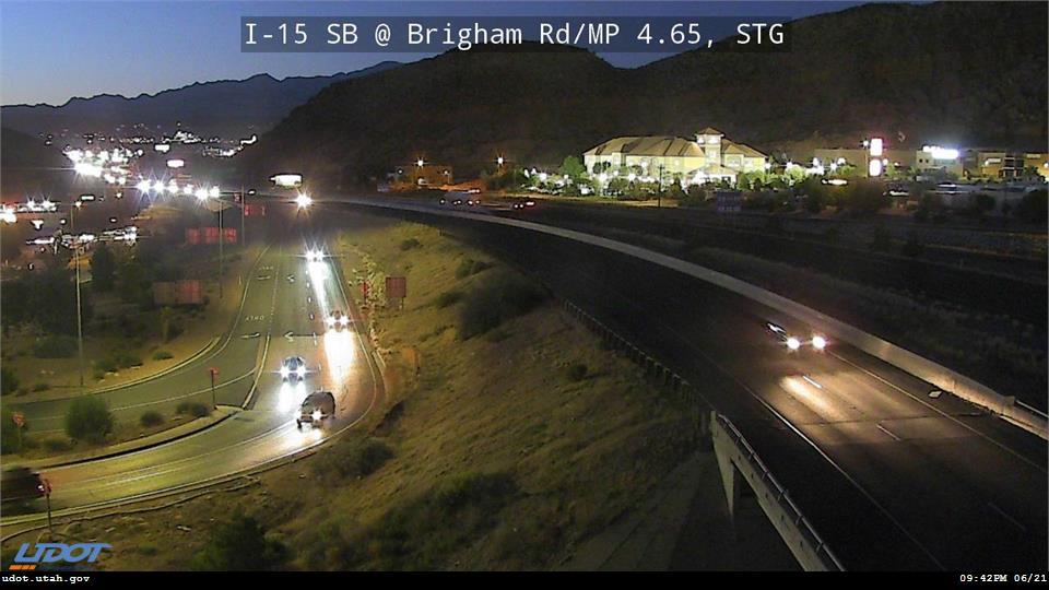 I-15 SB @ Brigham Rd / MP 4.65, STG
