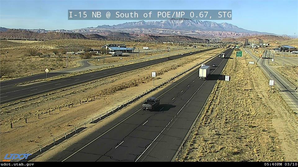 I-15 NB @ South of POE / MP 0.67, STG