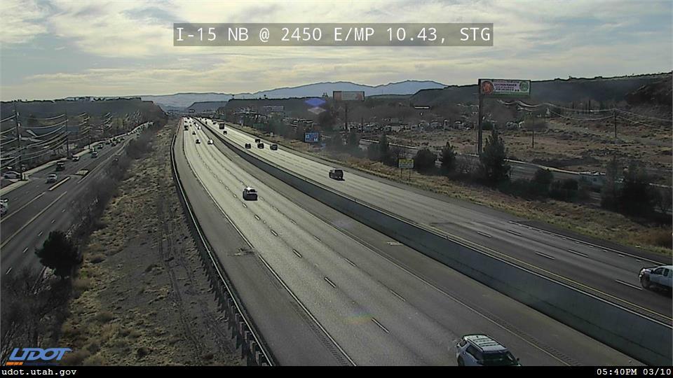 I-15 NB @ 2450 E / MP 10.43, STG