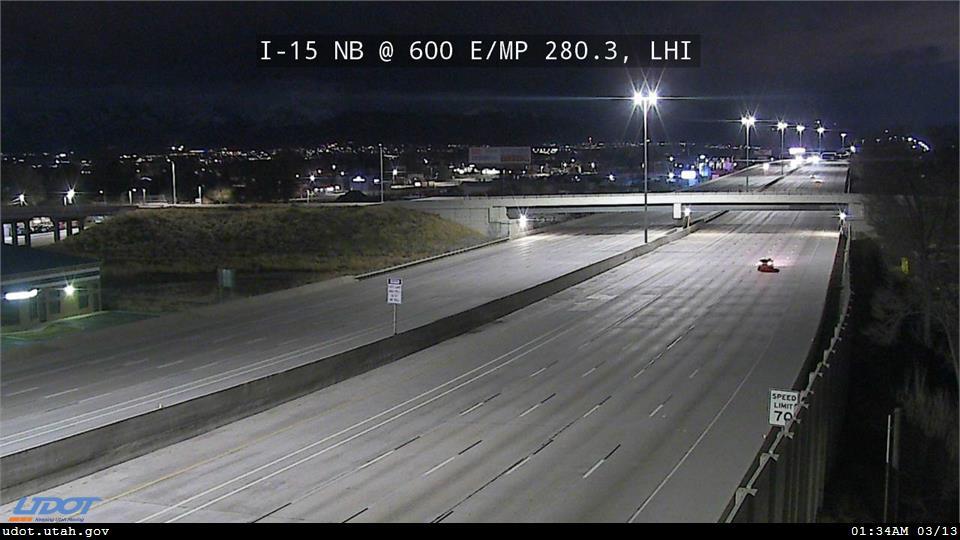 I-15 NB @ 600 E / MP 280.3, LHI