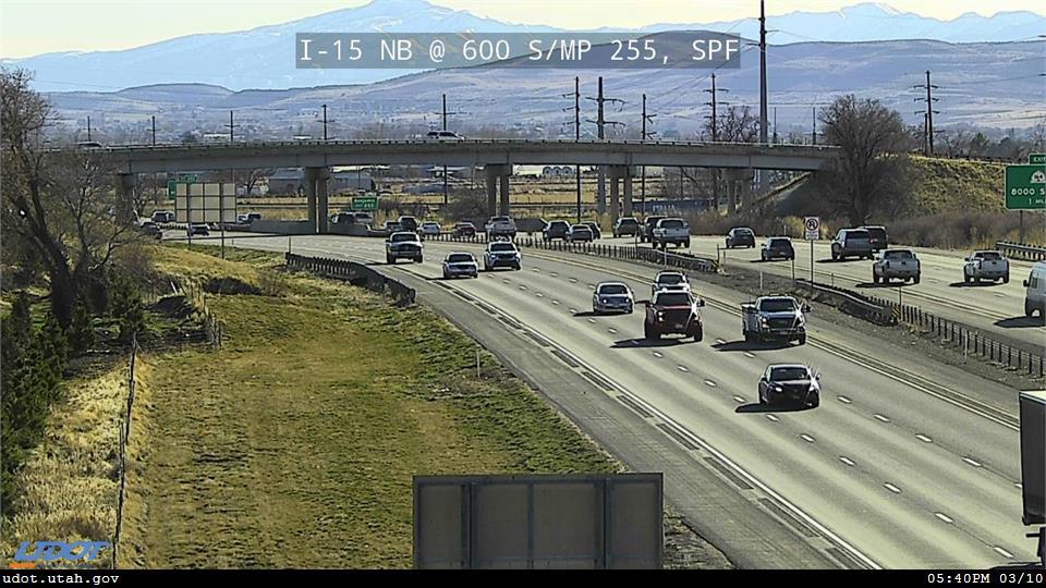 I-15 NB @ 600 S / MP 255, SPF