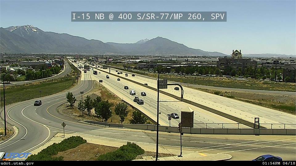 I-15 NB @ 400 S / SR-77 / MP 260, SPV