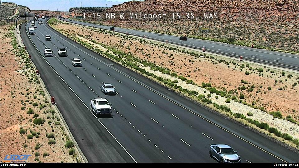 I-15 NB @ Milepost 15.38, WAS