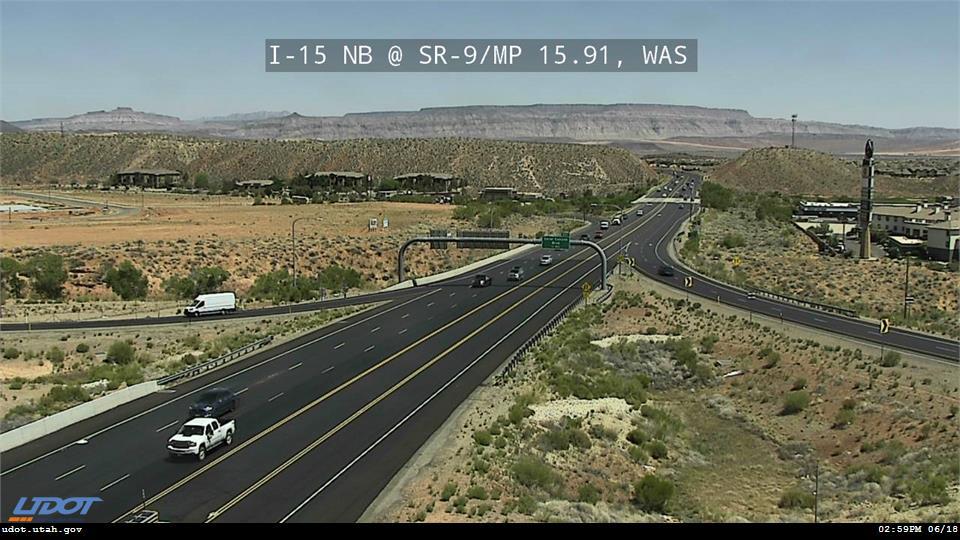 I-15 NB @ State St / SR-9 / MP 15.91, WAS