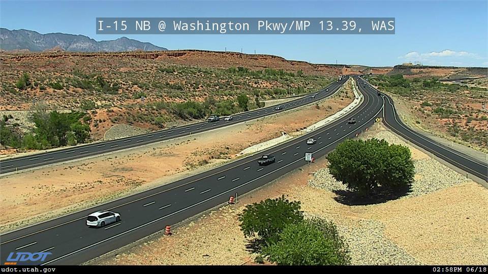 I-15 NB @ Washington Pkwy / MP 13.39, WAS