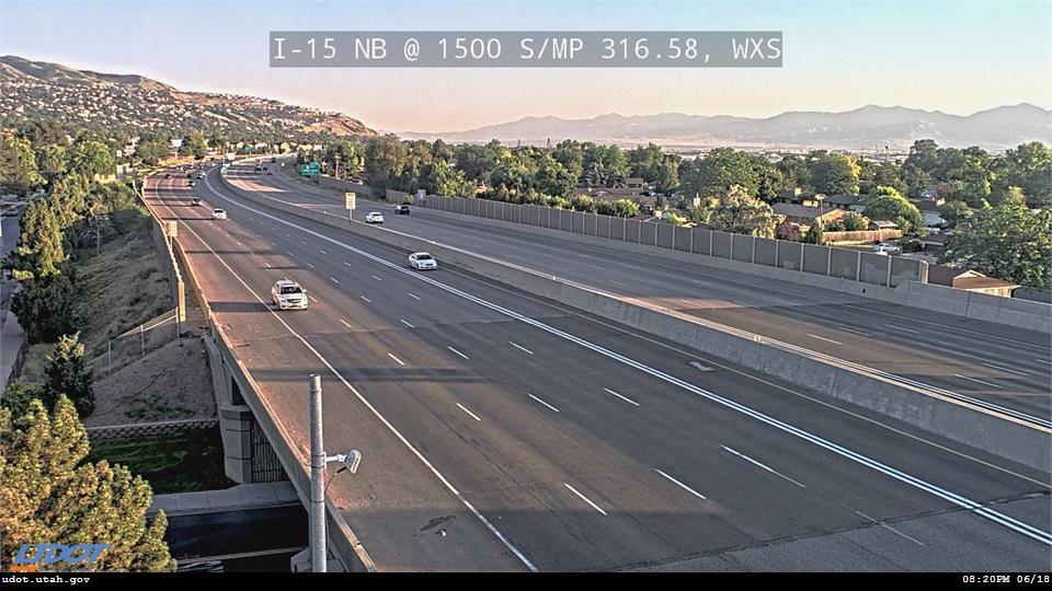 I-15 NB @ 1500 S / MP 316.23, WXS