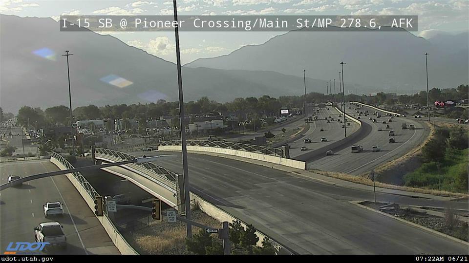 I-15 SB @ Pioneer Crossing / Main St / SR-145 / MP 278.6, AFK