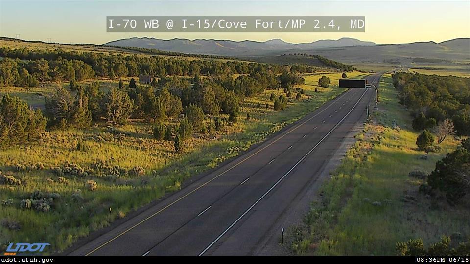 I-70 WB @ I-15 / Cove Fort / MP 2.4