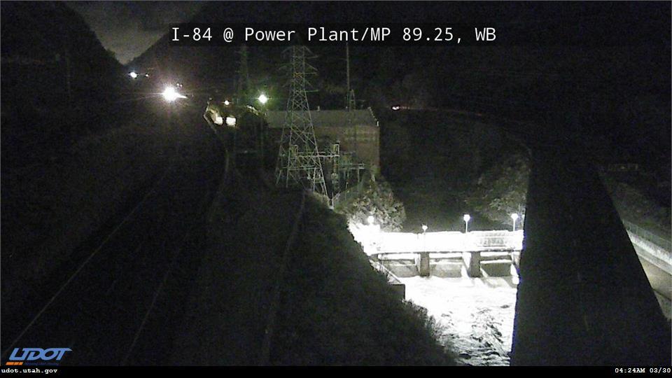 I-84 / Weber Canyon @ Power Plant / MP 89.25, WB