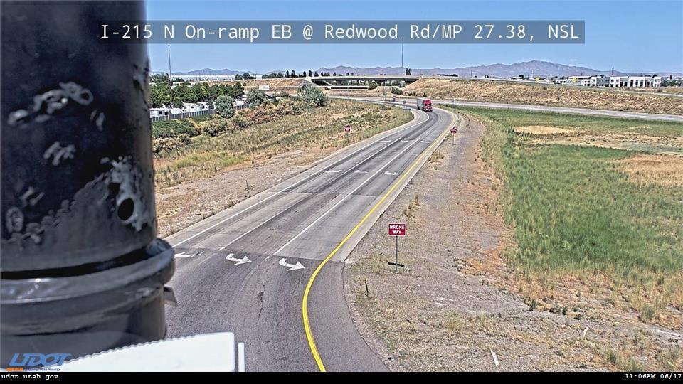 I-215 N EB On-ramp @ Redwood Rd / SR-68 / MP 27.38, NSL