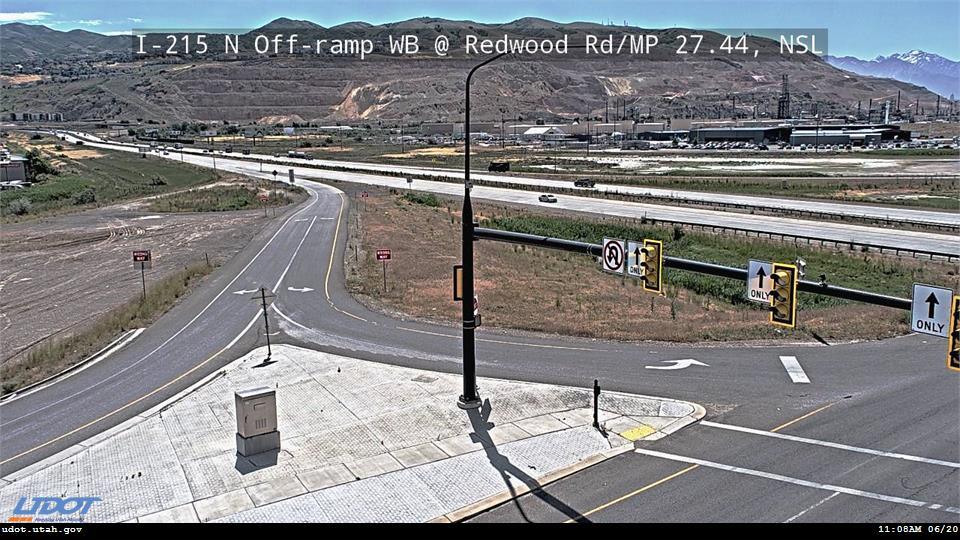 I-215 N WB Off-ramp @ Redwood Rd / SR-68 / MP 27.44, NSL