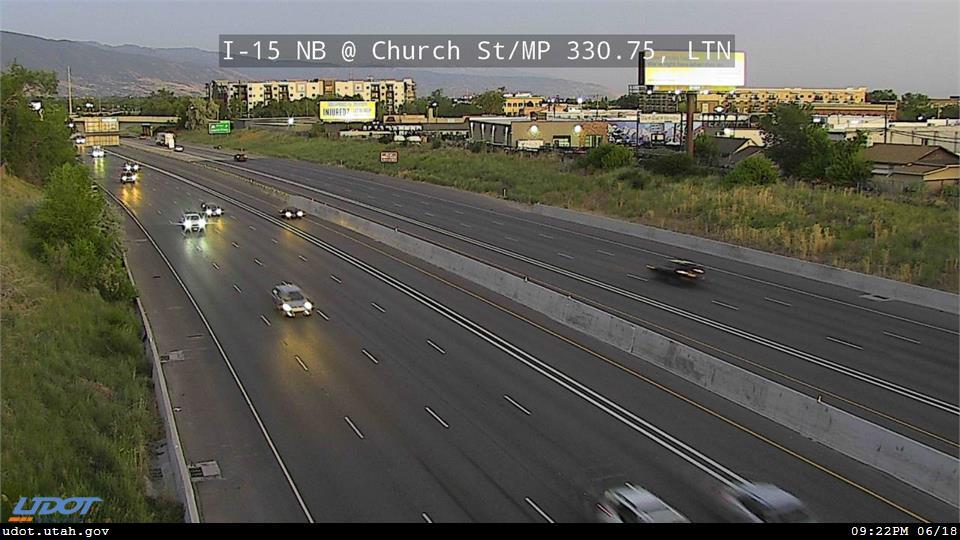 I-15 NB @ Church St / MP 330.75, LTN