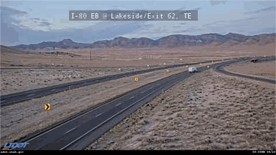 I-80 EB @ Lakeside / Exit 62, TE MP 62