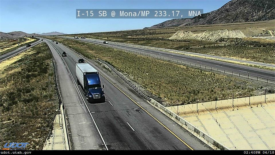 I-15 SB @ Mona / SR-54 / MP 233.17, MNA