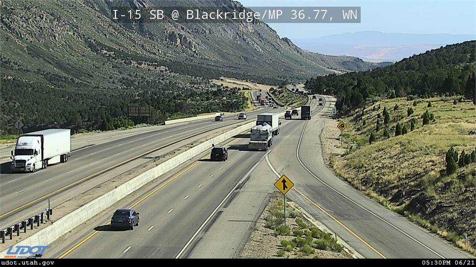 I-15 SB @ Blackridge / Exit 36 / MP 36.77, WN