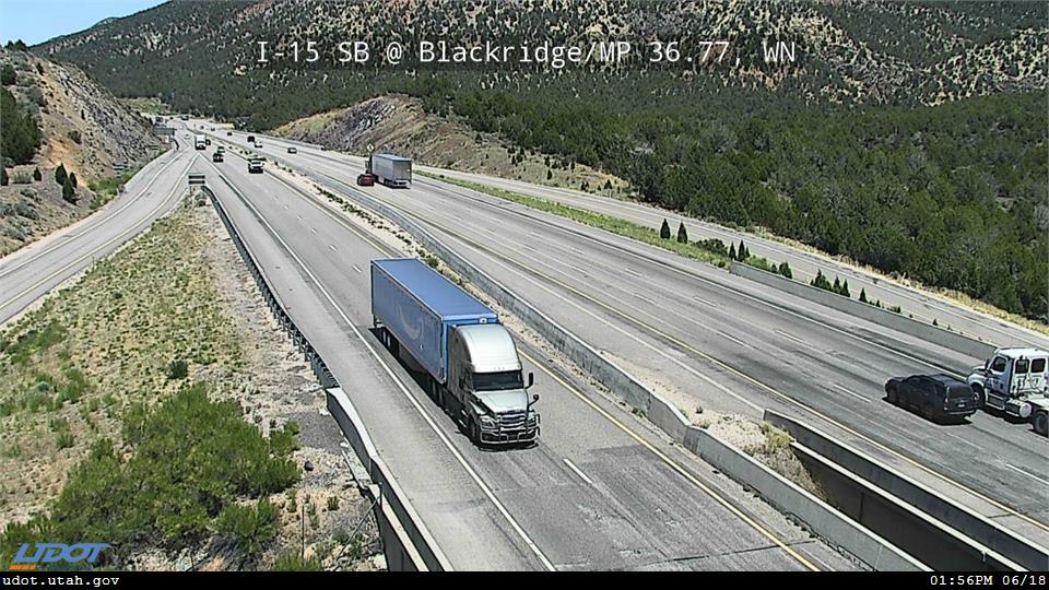 I-15 SB @ Blackridge / Exit 36 / MP 36.77, WN