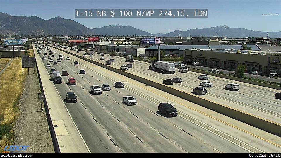 I-15 NB @ 100 N / MP 274.15, LDN