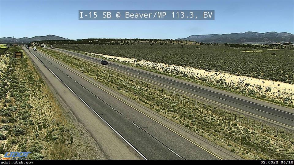 I-15 SB @ Beaver / MP 113.3, BV