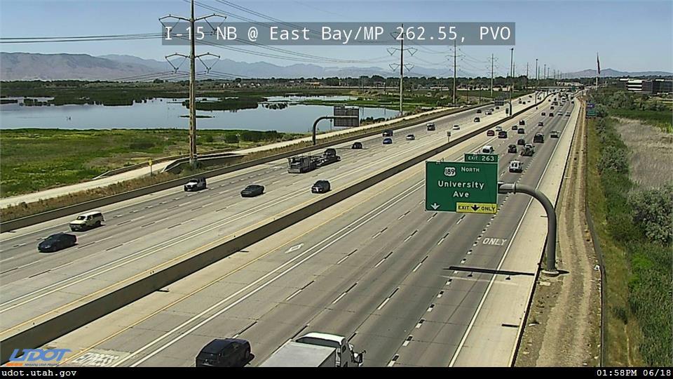 I-15 NB @ East Bay / MP 262.55, PVO