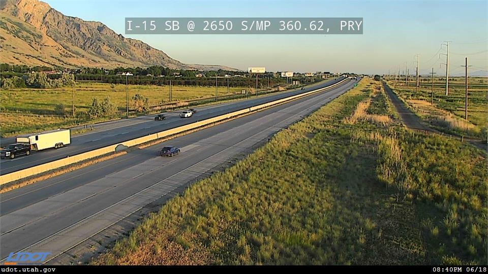 I-15 SB @ 2650 S / MP 360.62, PRY