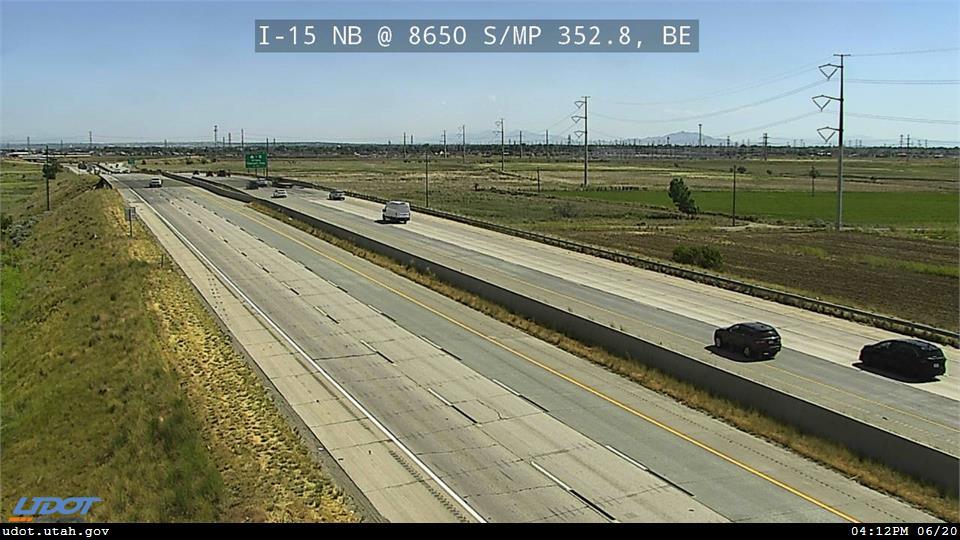 I-15 NB @ 8650 S / MP 352.8, BE