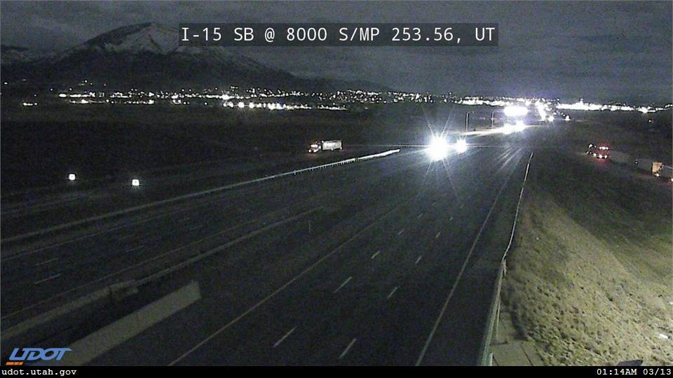 I-15 SB @ 8000 S / SR-164 / MP 253.56, UT