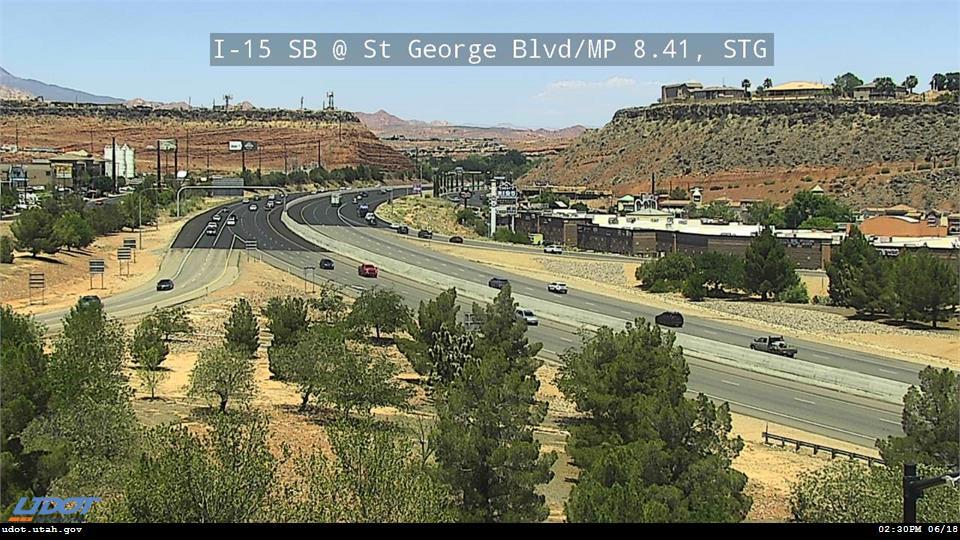 I-15 SB @ St George Blvd / SR-34 / MP 8.41, STG