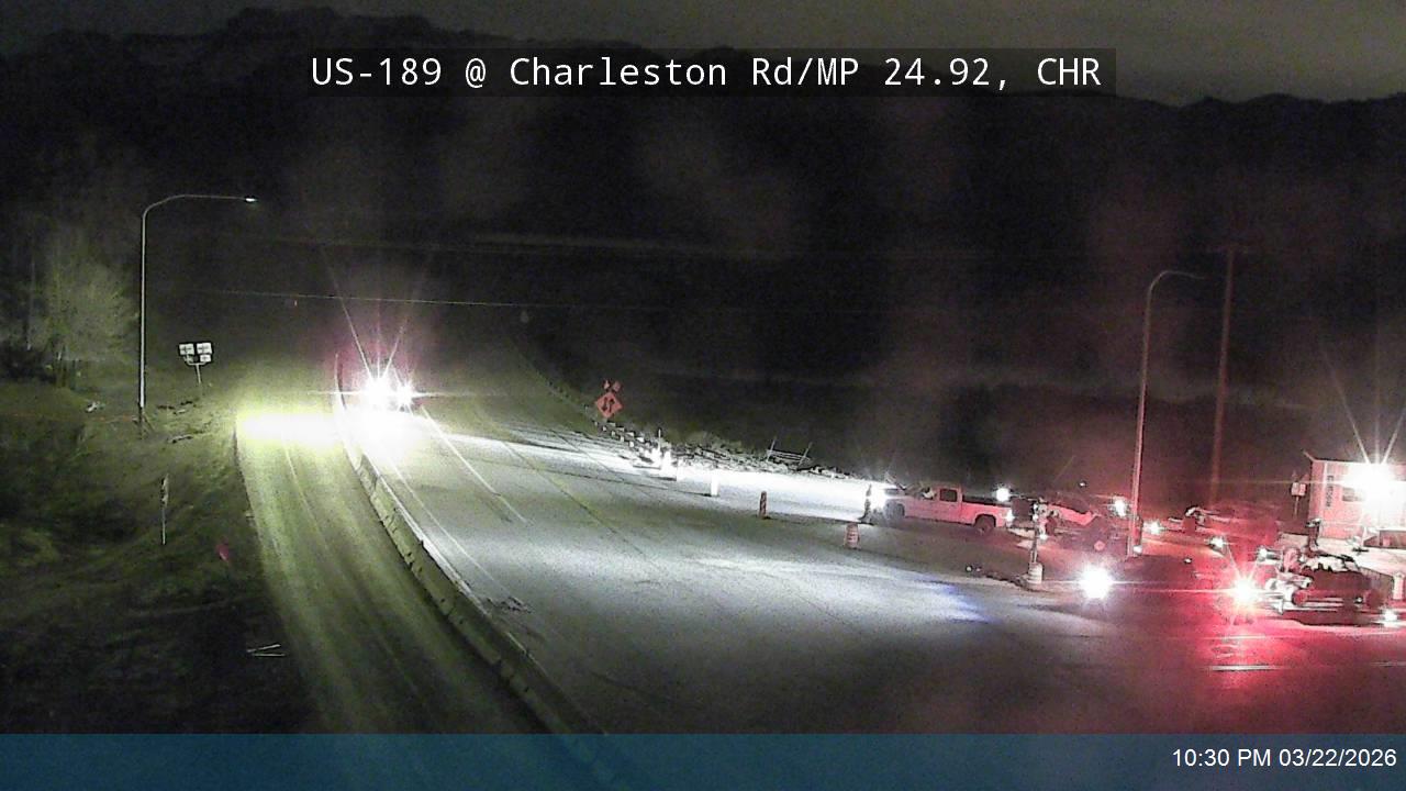 US-189 @ Charleston Rd / 3600 W / SR-113 / MP 24.92, CHR live webcam