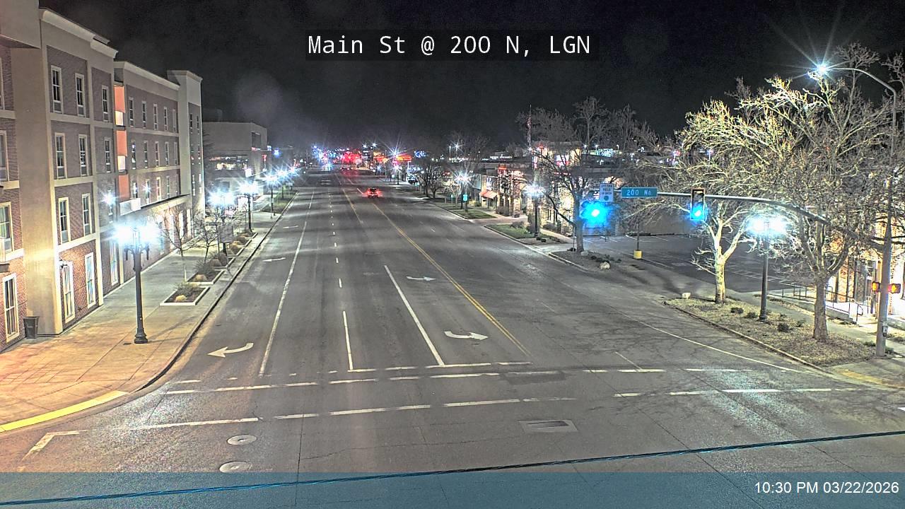 Main St / US-89/91 @ 200 N / SR-30, LGN live webcam