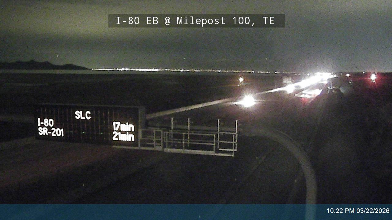 I-80 EB @ Milepost 100, TE live webcam
