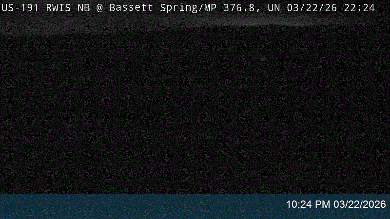 US-191 RWIS NB @ Bassett Spring / MP 376.75, UN live webcam