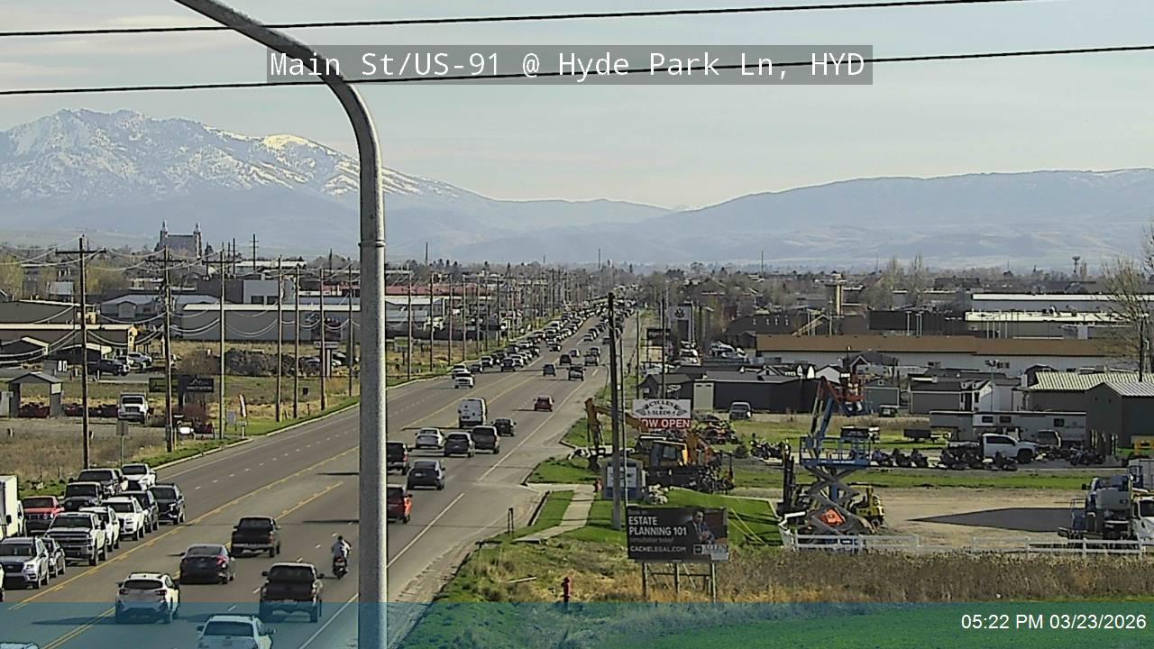 Main St / US-91 @ Hyde Park Ln, HYD live webcam