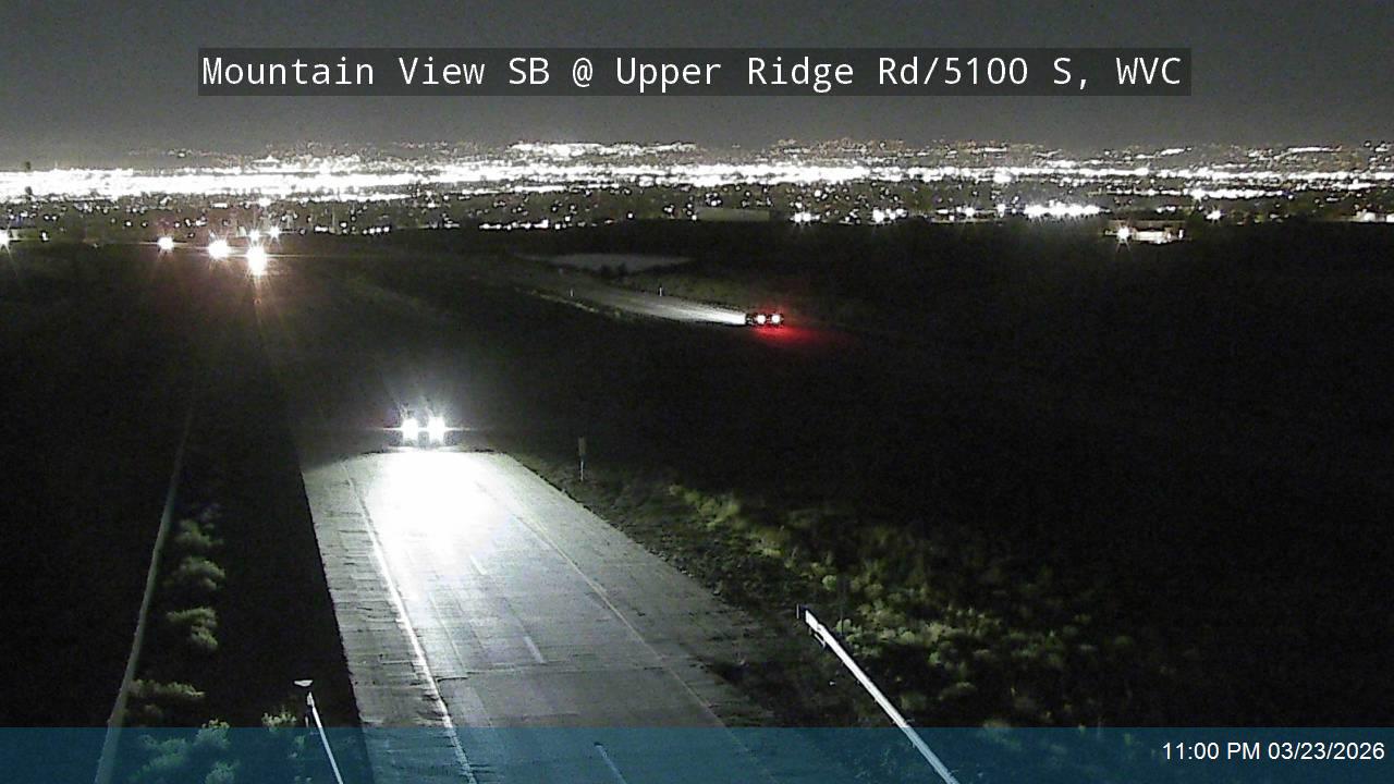 Mountain View / SR-85 SB @ Upper Ridge Rd / 5100 S, WVC live webcam