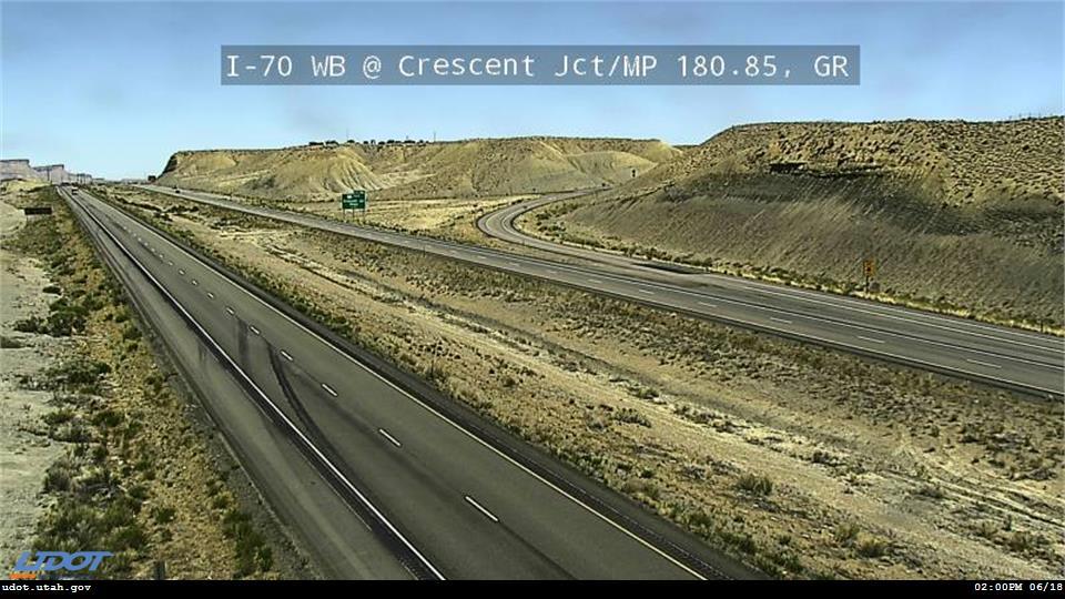 I-70 WB @ Crescent Jct / MP 180.85, GR