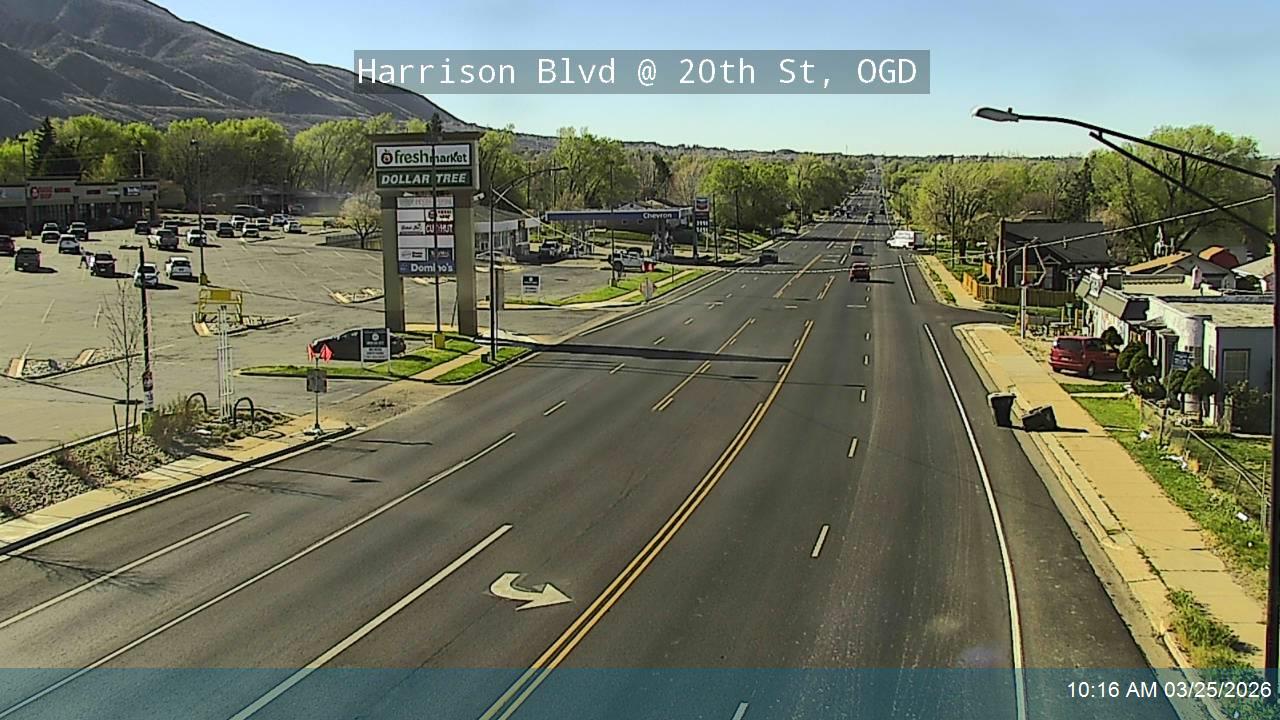 Harrison Blvd / 1200 E / SR-203 @ 20th St, OGD live webcam